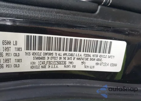 2014 Jeep Grand Cherokee Limited from USA, damaged, VIN 1C4RJFBG1EC566336